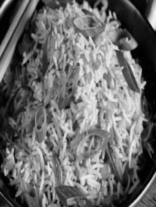 Chilli garlic fried rice