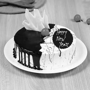 New Year Black Forest Cake