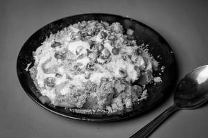Chole Samosa Chaat