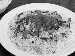Malabar biryani