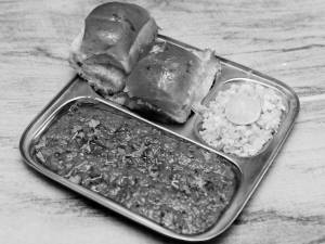 Oil Pav Bhaji