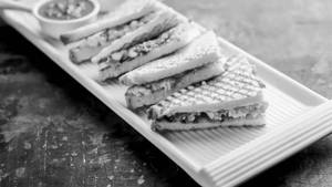Grilled Jumbo Veg Club Sandwich