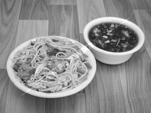 Paneer Manchurian Noodles