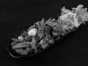 Baby corn chilli