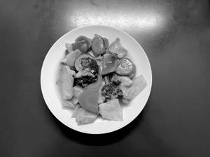 Slice Chicken With Vegetables