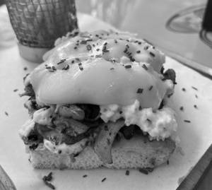 Chicken & Egg Sandwich On Focaccia