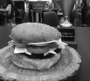 Alastair Cook Chicken and Cheese Burger
