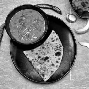 Veg Mughlai Paratha Sabji