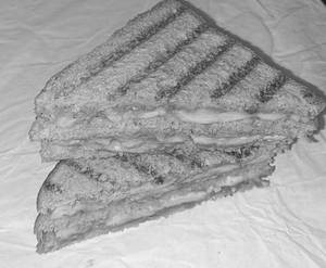 Banana And Peanut Butter Sandwich