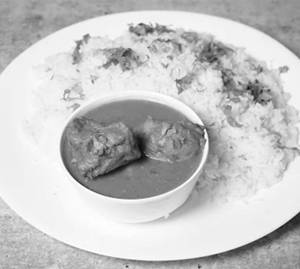 Chicken Dalcha Rice