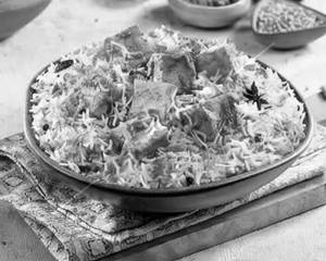 Paneer tikka dum biryani