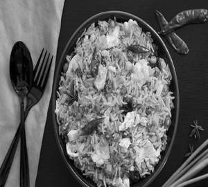 Egg Schezwan Fried Rice ( Haya )