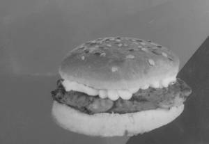 Garlic Pepper Grilled Chicken Burger