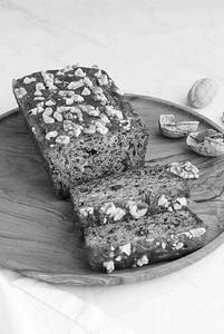 Eggless Banana Walnut Cake  [400 gms]