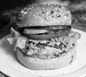 Fried Paneer Burger                                                                                                                                  