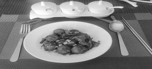Veg Ball In Choice Of Sauce (d)