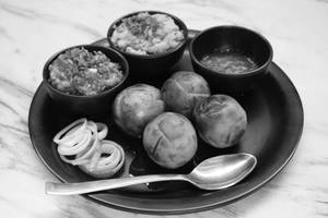 Litti Chokha (Fried)