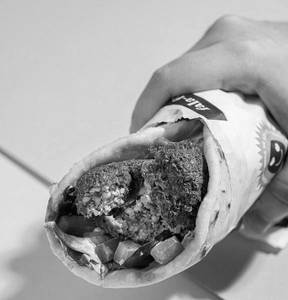 Spicy Falafel Shawarma - Dairy Free