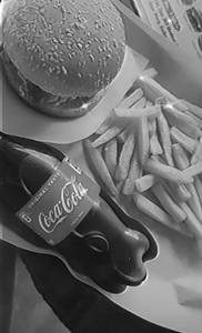 Chicken Burger + Fries (Large) + Soft Drink