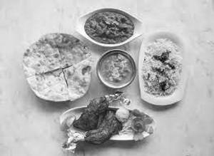 Dal+chicken 65 + Rice + 2pcs Roti