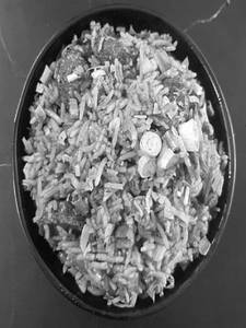 Veg Manchurian Fried Rice