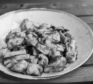 Chicken mushroom and bambooshoot