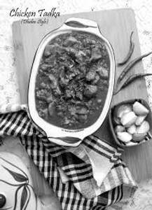 Anda Black Dal Tadka With Chicken Tikka