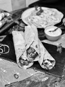 Egg chicken roll