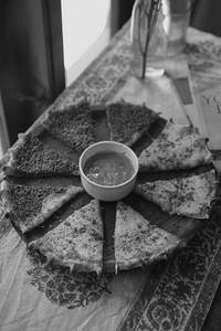 Manakish Zatar And Cheese