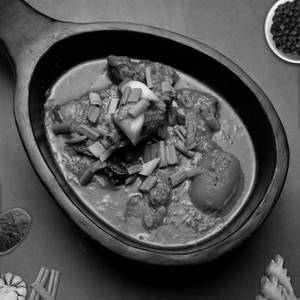 Smoked Pork With Dry Bamboo [ Axhoni] Shoot [a