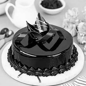 Eggless Truffle Chocolate Cake [500grm]