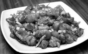 Chilly Mushroom Side Dish