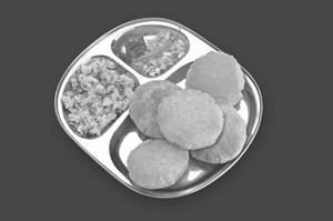 Puri Bhaji (pure Ghee)