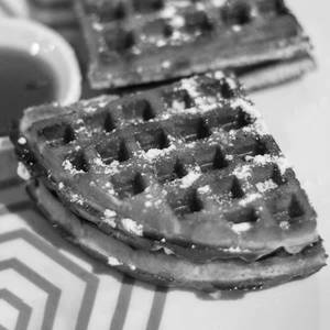 Waffles With Maple Syrup