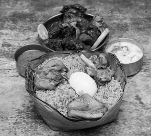 Chicken Biriyani + Kabab