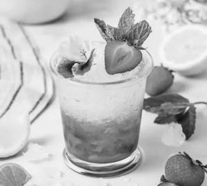 Strawberry Mint mocktail