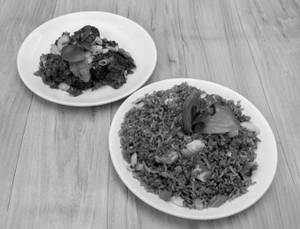 Chicken Manchurain Fried Rice 