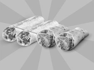 2 Crispy Chicken Wrap + 2 Habanero Burrito Chicken @ 105 each