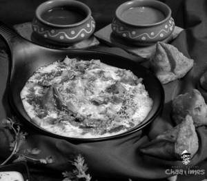 Dahi Samosa Chaat