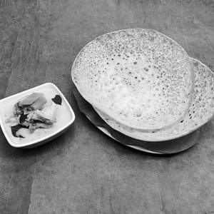 Appam With Chicken Stew