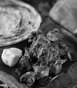 Paneer Ghee Roast, Malabar Parotta