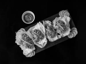 Crispy Lettuce Wraps (Vegan)