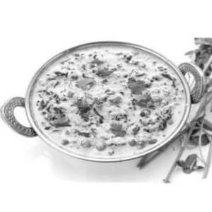 Methi Mutter Malai (Sweet) White Gravy
