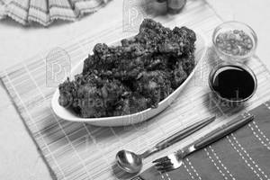 Chicken Manchurian Dry (10 To 12 Pieces)