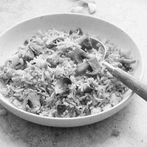 Mushroom fried rice