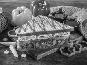 Chicken Makhani Club Sandwich