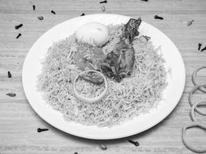 Chicken With Egg Biryani