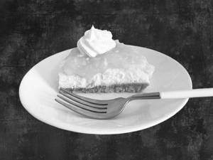 Pineapple Baked Cheesecake Slice