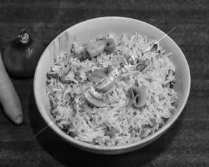 Mushroom fried rice