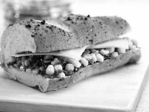 Spinach & Cheese Corn Sandwich